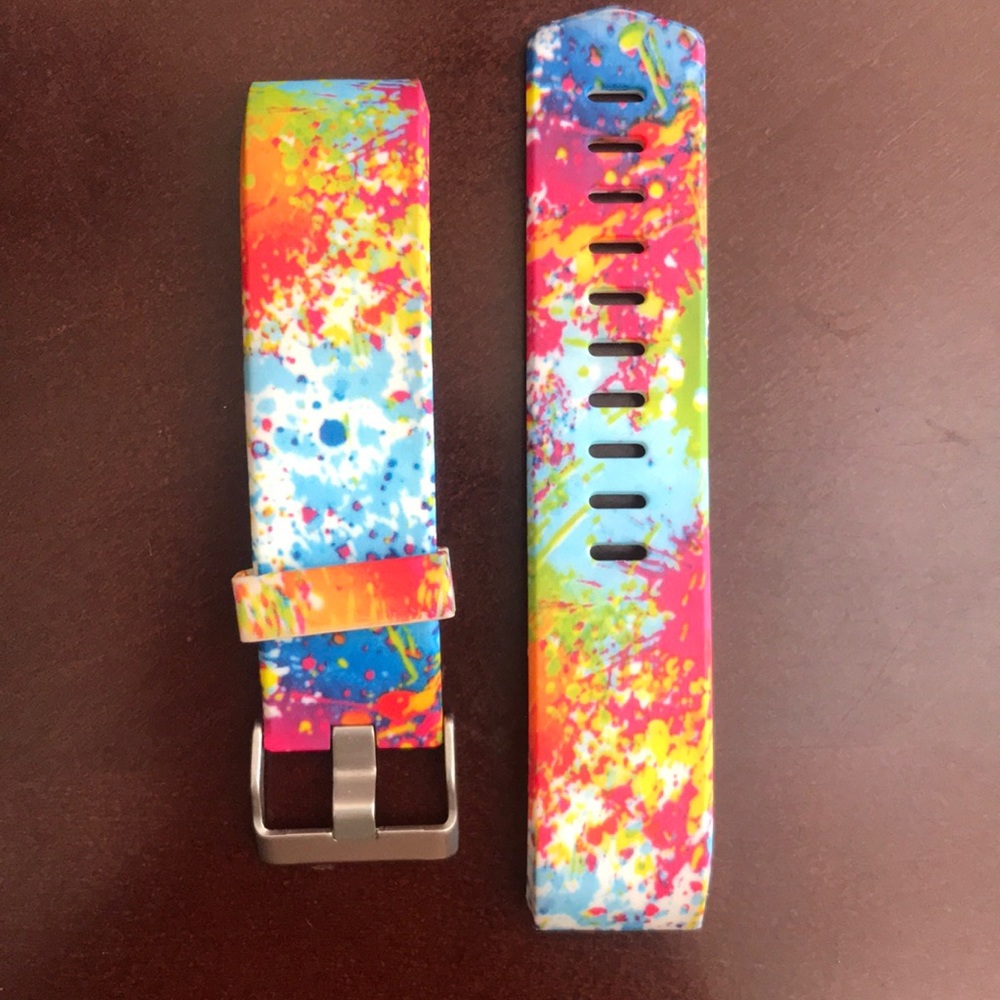 Multi-color Fitbit charge HR band